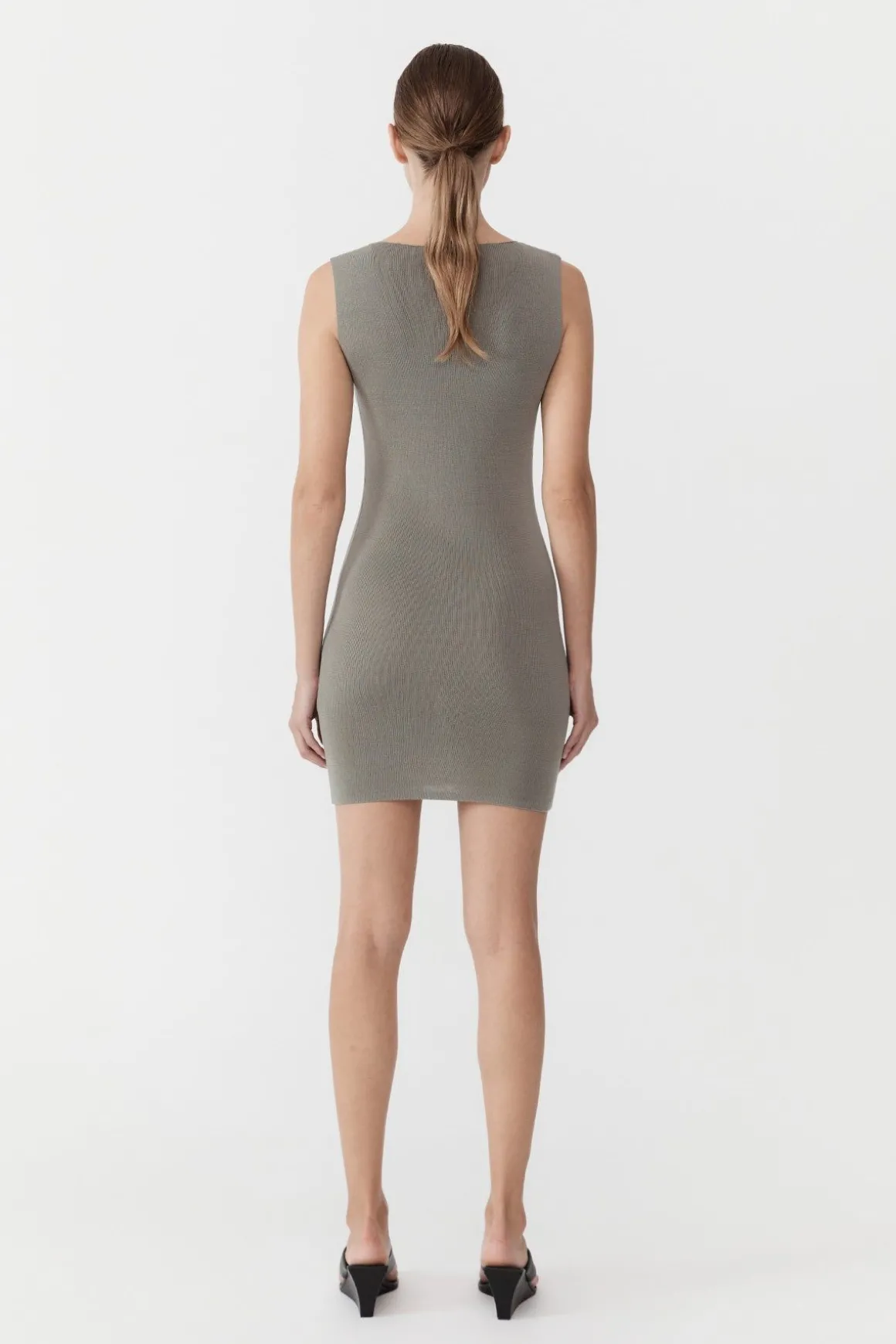 St. Agni Vas Knit Mini Dress - Shadow