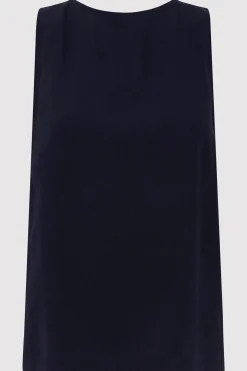 St. Agni Viscose Shell Top - Black