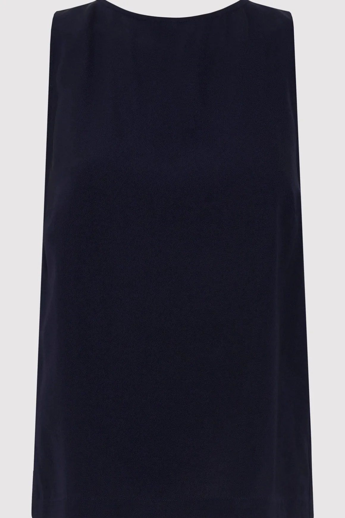 St. Agni Viscose Shell Top - Black
