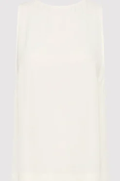 St. Agni Viscose Shell Top - Off White