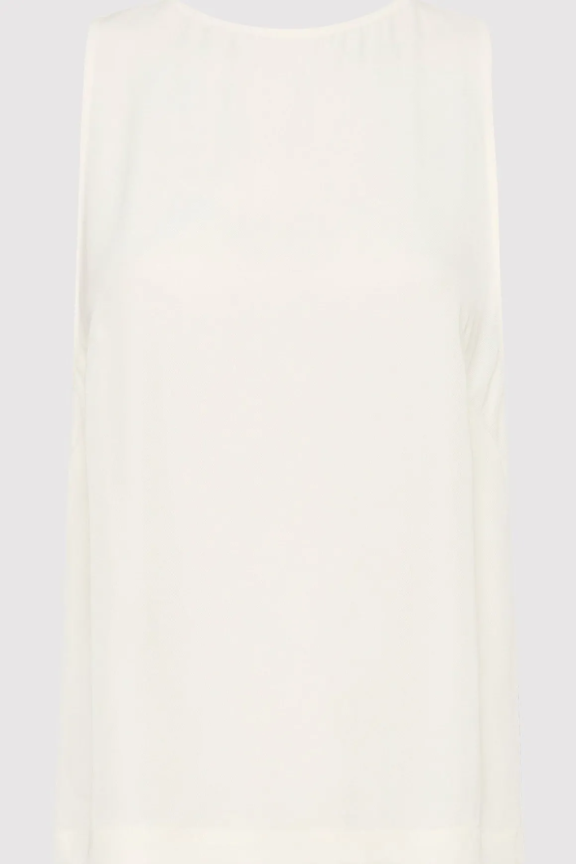 St. Agni Viscose Shell Top - Off White
