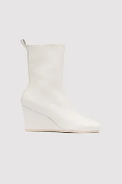St. Agni Wedge Boot - Cool White