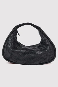 St. Agni Woven Bon Bon Bag - Black