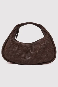 St. Agni Woven Bon Bon Bag - Chocolate