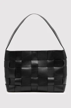 St. Agni Woven Mini Tote - Black