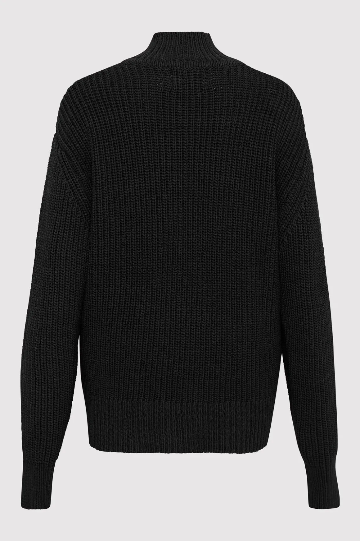 St. Agni Zip Detail Cardigan - Black
