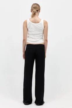 St. Agni Zip Detail Trousers - Black