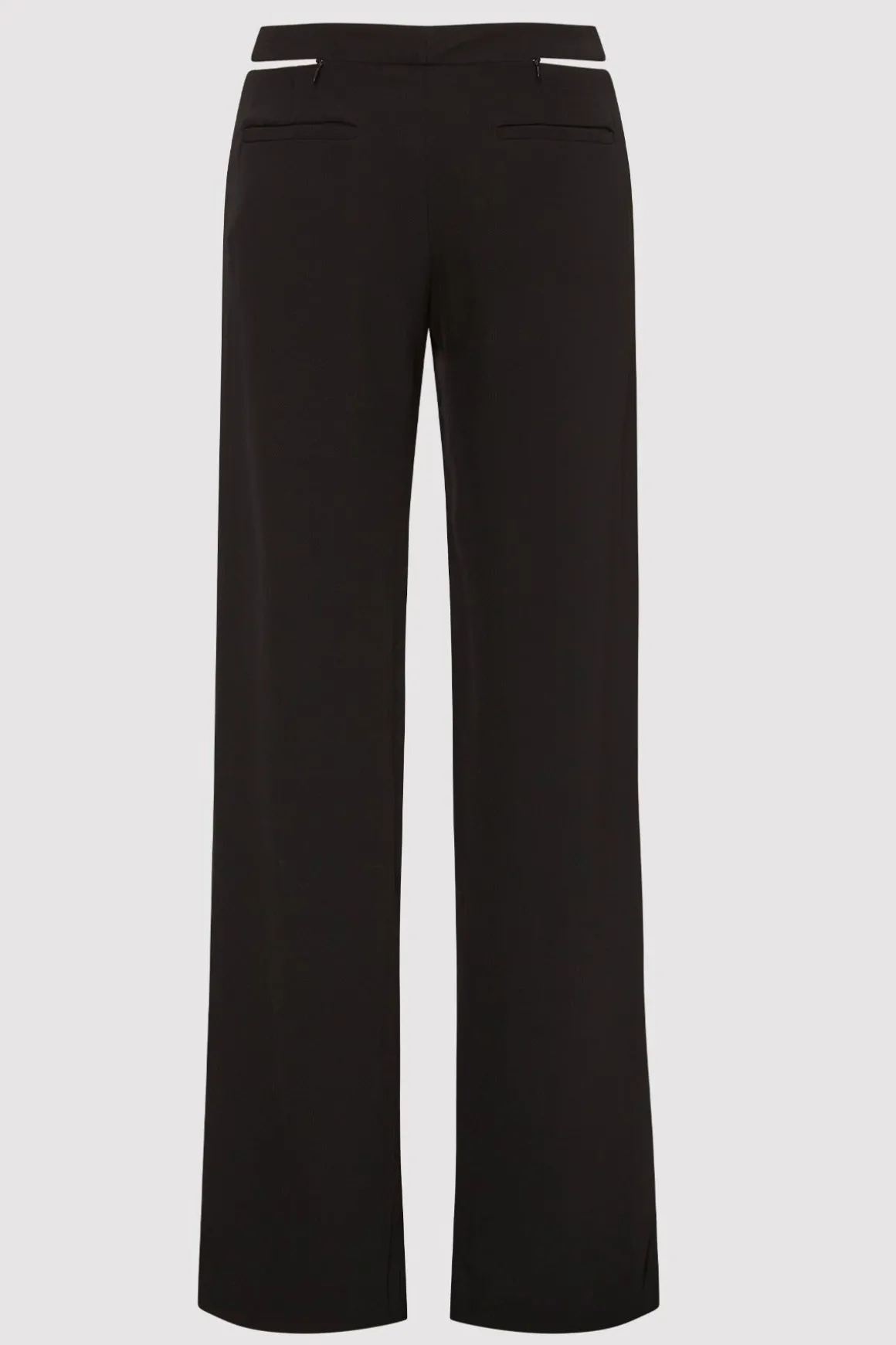 St. Agni Zip Detail Trousers - Black