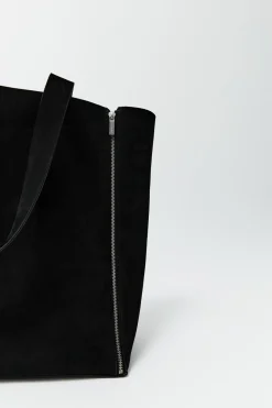 St. Agni Zip Tote Bag - Black